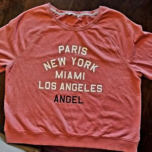 Victoria's Secret Coral Crewneck Sweatshirt